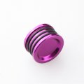 Adlerspeed Purple Anodized Aluminum Racing Cam Camshaft Seal Compatible With Honda B16 B18 B20 H22 H23