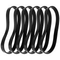 6 Pack Vacuum Belts For Bissell Powerforce Helix Turbo And Pet Series 2191u 2191 2190 1700 1240 12b1 1797 2691 2692 68c7 3920 