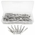 100 Pcs Metal Alligator Clips 52mm Electrical Test Clamps For Soldering And Diy Household Automotive Applications Metallic 