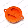 Httmt 249001- Compatible With Duke 125 200 390 Cnc Aluminum Engine Oil Filter Cover Cap