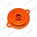 Httmt 249001- Compatible With Duke 125 200 390 Cnc Aluminum Engine Oil Filter Cover Cap