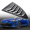 Qiilu Window Louver Cover 1 Pair Side Vent Fit For 86 Gt86 Scion Fr-s Subaru Brz 2013-2018 Carbon Fiber