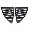 Qiilu Window Louver Cover 1 Pair Side Vent Fit For 86 Gt86 Scion Fr-s Subaru Brz 2013-2018 Carbon Fiber