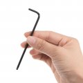 Uxcell 1 8 Ball End Hex Key Wrench L Shaped Long Arm Cr-v Repairing Tool Black