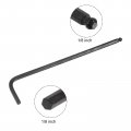 Uxcell 1 8 Ball End Hex Key Wrench L Shaped Long Arm Cr-v Repairing Tool Black