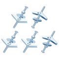 Toggle Bolt Wing Nut Assortment Kit 100 Sets 1 4x3 Inch Butterfly Anchors With Nuts Hex Washers Hollow Drywall 