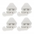4set Pontoon Boat Gate Latch Kit Marine Replacement Door Latches For Square Frames 1-1 25 Inch