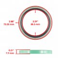 Caltric 2 Front Wheel Strut Hub Seal Compatible With Polaris Trail Boss 350l 350 L 4x4 1990 1991 1992 1993