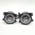 Ledin Fog Driving Light Set Compatible For 2010-2017 Dodge Journey Oe Style Clear Lens Built-in Led Drl Lamps Assembly 