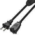 2 Prong Polarized Extension Cord With On Off Switch 1 Ft Power Cable For Chargers And Desk Lights 16awg Pure Copper Conductor