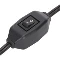 2 Prong Polarized Extension Cord With On Off Switch 1 Ft Power Cable For Chargers And Desk Lights 16awg Pure Copper Conductor