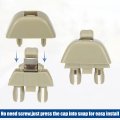 Acropix Car Sun Visor Clip Plastic Hook Retainer Fit For Volkswagen Pack Of 4 Beige