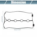 Uxcell Engine Valve Cover Gaskets For Chevrolet Aveo 1 6l 2004-2008 No 96353002 Black