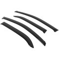Side Window Deflectors 4 Piece For 2009 2010 2011 2012 2013 Toyota Corolla In Channel Rain Guards And Visors With Smoked Tint 