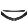 Auto Dynasty 3pcs Gt-style Car Front Bumper Lips Spoiler Wing Body Kit Compatible With 350z 06-09 Matte Black