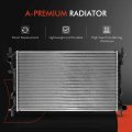 A-premium Engine Coolant Radiator A C Condenser Cooling Kit Compatible With Ford Focus 2005 2006 2007 2-pc Set