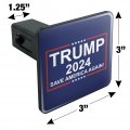 Trump 2024 Tow Trailer Hitch Cover Plug Insert
