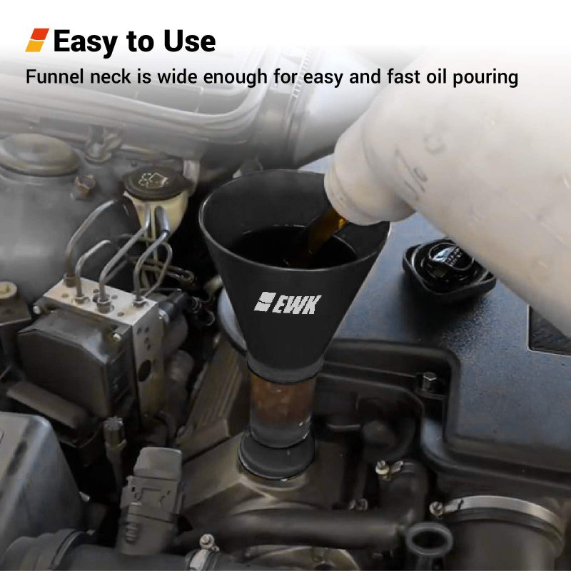 Ewk Engine Oil Funnel For Subaru Vehicles With Threaded Filler Caps Spill Proof Change