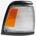 Passenger Side Parking Clearance Corner Light For 1992 1995 Toyota Pickup 2wd Amber And Clear Lens With Black Trim To2521127 