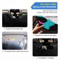 Leopard Blue And Pink Windshield Sun Shade Folding Car Summer Accessories