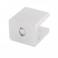 Uxcell Glass Shelf Bracket Adjustable Metal Door Cabinet Clamp Clip Holder For Max 10mm Thickness 12pcs