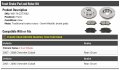 Front Semi Metallic Brake Pads And Rotor Kit Compatible With 2005-2008 Chevy Cobalt Rear Drum Brakes