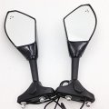 Httmt Mt085a- Blue Led Integrated Turn Signal Mirror Compatible With Triumph Daytona 600 650 Tt600 New
