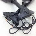 Httmt Mt085a- Blue Led Integrated Turn Signal Mirror Compatible With Triumph Daytona 600 650 Tt600 New