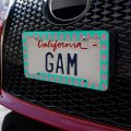 Cute Squid Tentacles Ocean License Plate Tag Frame