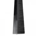 Uxcell Door Bottom Sweep H-shape Aluminum Alloy Base With 1 2-inch Black Nylon Brush 1000 X 50mm Approx 39 4-inch