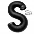 Dryer Vent Hose 4 Inch Duct 10 Ft With 2 Clampsa Layer Pvc And Aluminum Flexible For Hvac Ventilation 