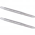Burkit 2pcs No 4-40 Unc Thread Tap Right Hand Hss 4 X 40 Straight Fluted Machine 