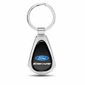 Ipick Image For Ford Escape Black Dome Chrome Metal Teardrop Key Chain Keychain Official Licensed