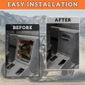 Sautvs Black Engine Access Panel For 2014-2023 Polaris Rzr 900 1000 Xp 4 Turbo Trail S Ranger Accessories Replace 5452376-070