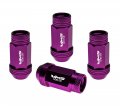 Vms Racing 12x1 5 20pc Piece Purple Anodized 44mm Long Open End Lightweight Aluminum Lug Nuts Compatible With Chevy Chevrolet