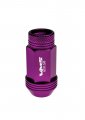 Vms Racing 12x1 5 20pc Piece Purple Anodized 44mm Long Open End Lightweight Aluminum Lug Nuts Compatible With Chevy Chevrolet