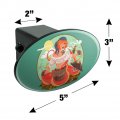 Octopus And Pirate Booty Oval Tow Trailer Hitch Cover Plug Insert