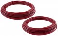 Mytee Products 2 Pack 1 4 Od X 100 Red Sae J844 Nylon Air Brake Tubing Dot Approved Pneumatic Line Hose For System 