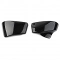 Zhisheng Motorcycle Abs Side Battery Cover For Honda Vt1100 Shadow Spirit Ace Sabre Aero 1999-2008 Black