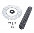 Kawasaki Kdx200 Kdx220 O Ring Chain Sprocket Silver 12 47 108l 