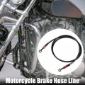Brake Hose An3 28 90 Degree M10 Motorcycle Hydraulic Line Oil Pipe Fitting For Atv Motocross Racing Bike 160cm Black 1set