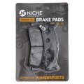 Niche Front Left Brake Pad Set For Honda Pioneer 1000 5 06451-hl4-a01 06451-hl6-a01 06451-hl8-a11 Semi-metallic