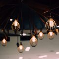Feit Electric Vintage Exposed Filament Amber Glass Led St15 With A Candelabra E12 Base Light Bulb 25w Equivalent 10 Year Life