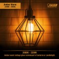 Feit Electric Vintage Exposed Filament Amber Glass Led St15 With A Candelabra E12 Base Light Bulb 25w Equivalent 10 Year Life