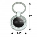 Graphics More Ford Trucks F-150 Logo Keychain Classy Round Chrome Plated Metal