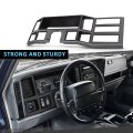 Dash Bezel Radio Surround Trim Insert W Hole For Jeep Cherokee Xj 1984 1985 1986 1987 1988 1989 1990 1991 1992 1993 1994 1995