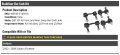Stabilizer Bar Link Kit 4 Piece Compatible With 2003-2008 Subaru Forester