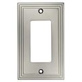 Cosmas 25000-sn Satin Nickel Single Gfi Decora Rocker Wall Switch Plate Switchplate Cover 