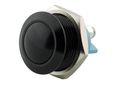 Alpinetech 16mm Metal Black Push Button Switch Momentary Screw Terminal Dome Normally Open 1no 