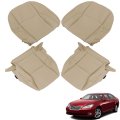 Tan Leather Front Seat Cover Replacement 4 Pieces For 2007 2008 2009 2010 2011 2012 Es350 Base Sedan Door Driver And Passenger 